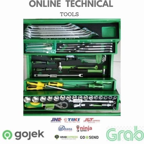 Tekiro Tb 1651 Mechanic Mekanik Tool Kit Tool Box Set 66 Pcs Toolbox