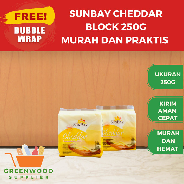 

Brom [Hemat] Sunbay Keju Cheddar Block 250G
