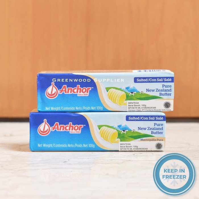

Brom Anchor Salted Butter / Butter Salted Anchor - 100 Gram