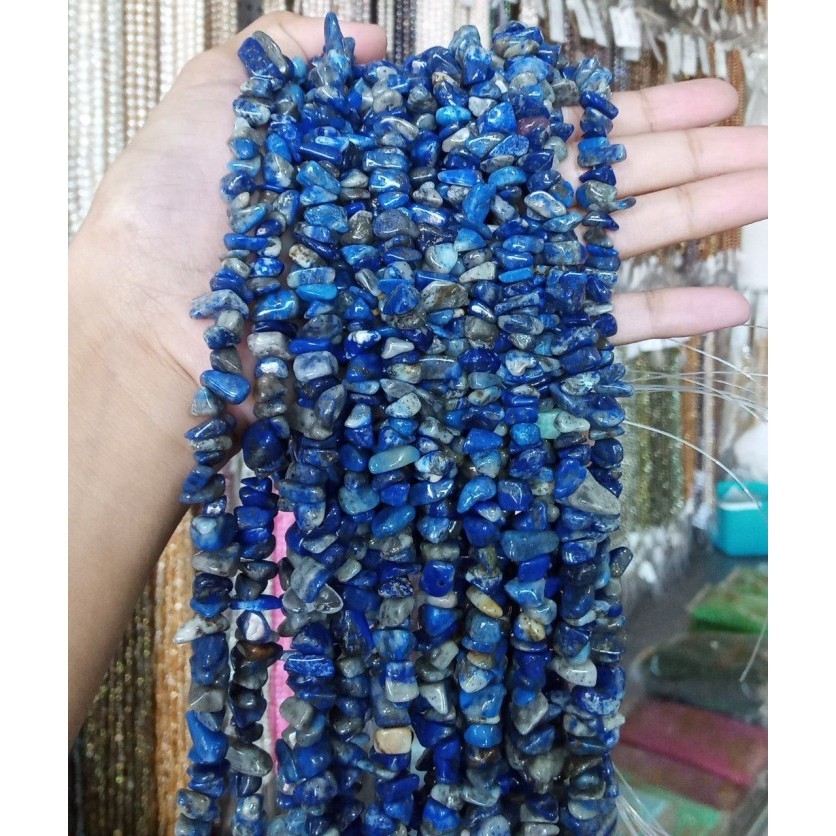 

Buruan serbu] BATU PECAH LAPIS LAZULI/BATU KERIKIL BAHAN PERHIASAN