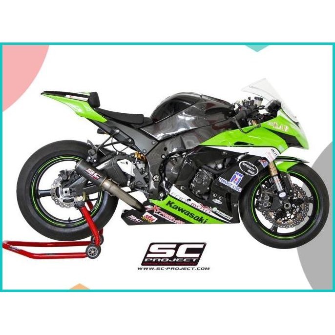 KNALPOT SC PROJECT CRT CARBON KAWASAKI ZX10R 11-15 13m4yZ4 perkakas