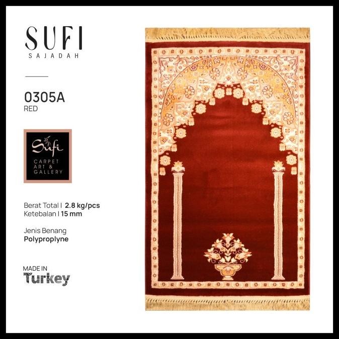 Sajadah Turki Imam 80X120 Sufi 0305A Tamarinvill