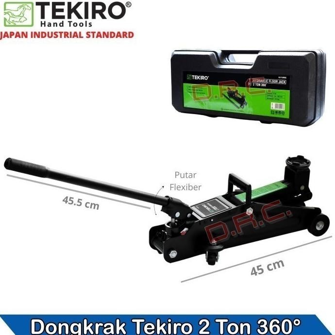 Dongkrak Buaya 2 Ton Ceper Mobil Hydraulic Tekiro Dongkrak Putar 360