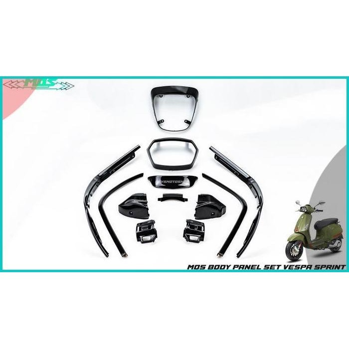 BODY VESPA SPRINT MOS BODY PANEL SET VESPA SPRINT 13m4yZ4 onderdil