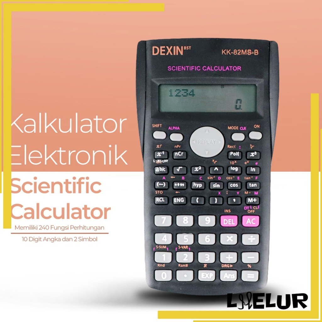 

Kalkulator Elektronik Scientific Calculator Ilmiah 240 Fungsi