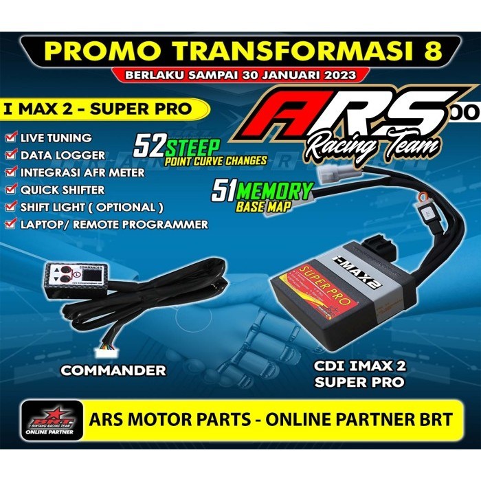 CDI BRT IMAX 2 SUPER PRO 52 STEP JUPITER Z - MX NEW - MX OLD Murah