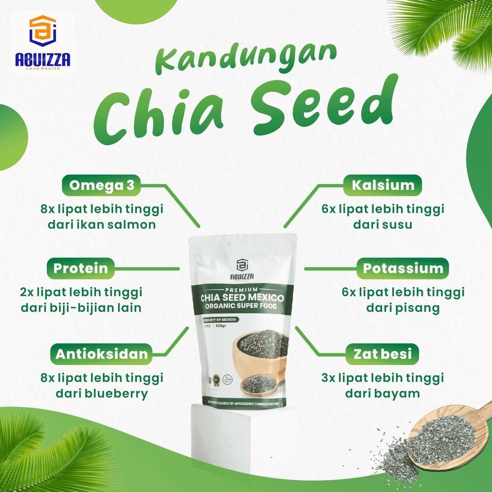 

BN Chia Seed mexico organik super food premium cia seed premium TERLARIS