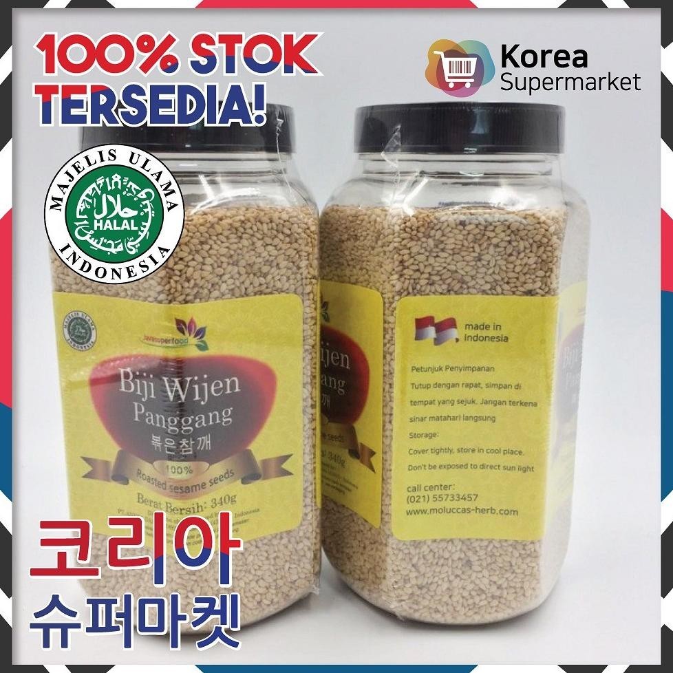 

BN BIJI WIJEN PANGGANG / ROASTED SESAME SEEDS 340 GRAM JAVA SUPER FOOD TERLARIS