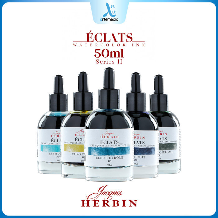 

Terbaru Herbin Eclats Watercolor Ink 50 Ml Drawing Tinta Cat Air Kaligrafi 1/3 Promo Terlaris