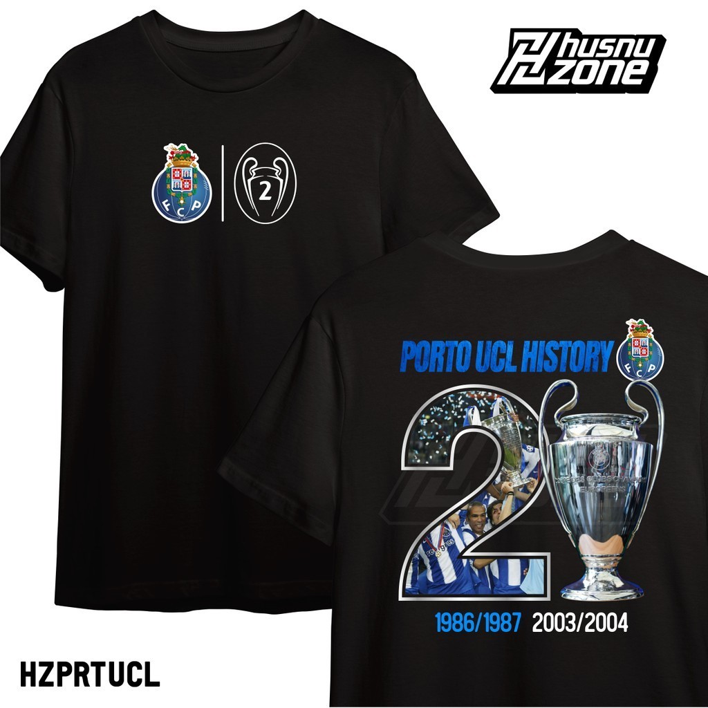 Kaos FC Porto Juara Liga Champions Eropa UEFA Champions League baju fans bola football soccer