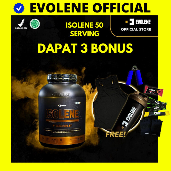 Isolene 50 Serving 1.65Kg Whey Protein Isolate Evolene Isolen Isoline