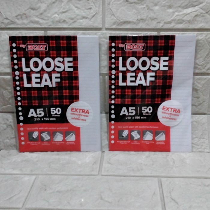 

] loose leaf A5 50 PPL