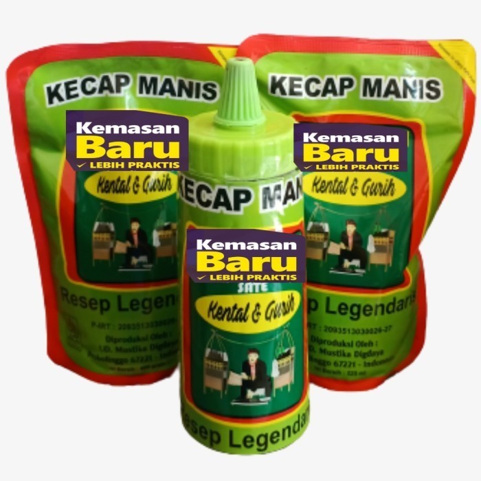 

Kecap Manis Cap Orang Jual Sate 2 Pcs Free 1 Botol Kecap Meja