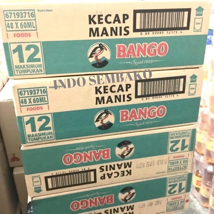 

Kecap Bango 77Ml Dus / Kecap Manis Bango 48 X 60Ml / Kecap Bango 2500