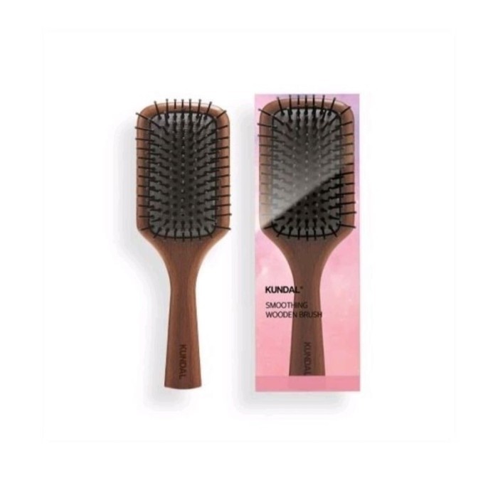 Kundal Smoothing Wooden Brush Korea Sisir Rambut