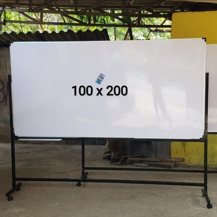 

White Board standing 100 x 200 papan tulis kantor