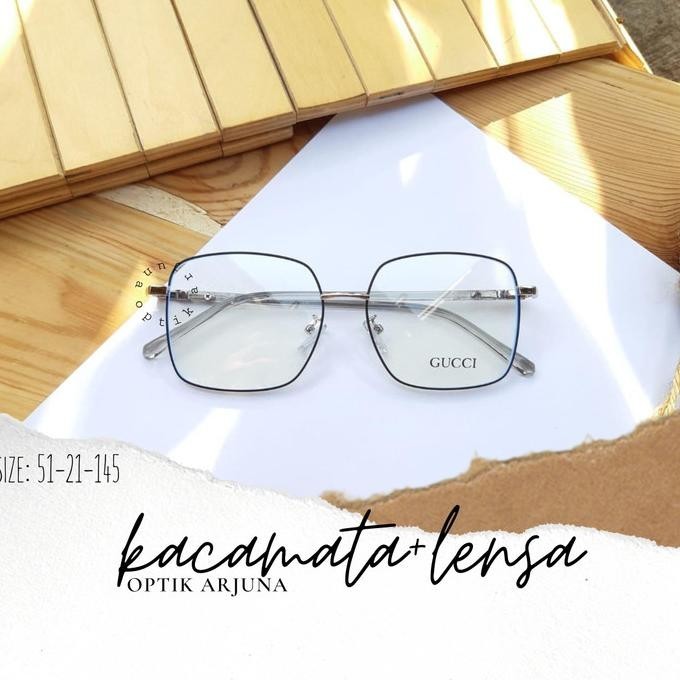 Kacamata Minus Wanita/ Kacamata Wanita Model Kotak Fashion Terbaru