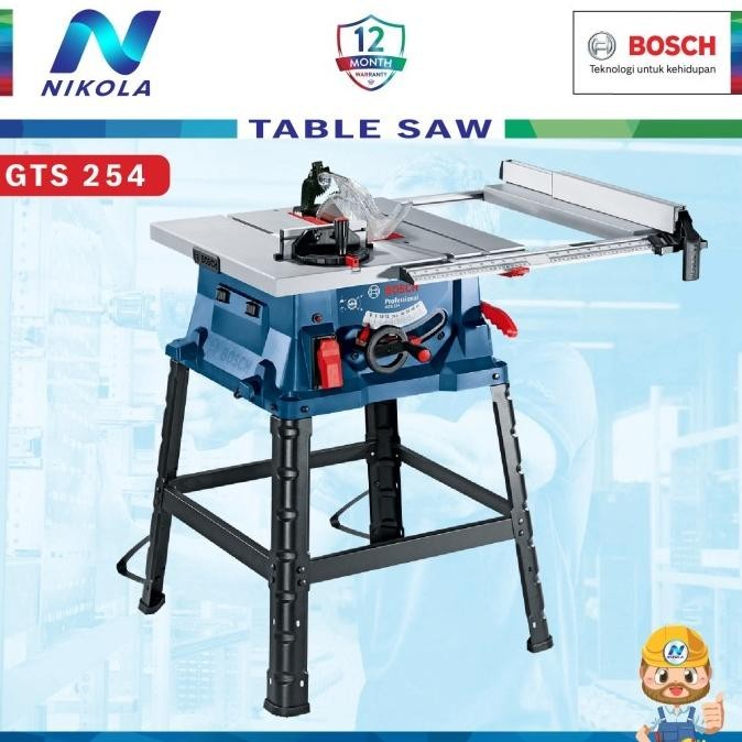 BOSCH GTS 254 Professional Table Saw 10" Inch