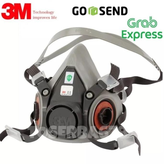 Masker 3m 6200 Respirator Half Face Body 3m 6200 Respirator