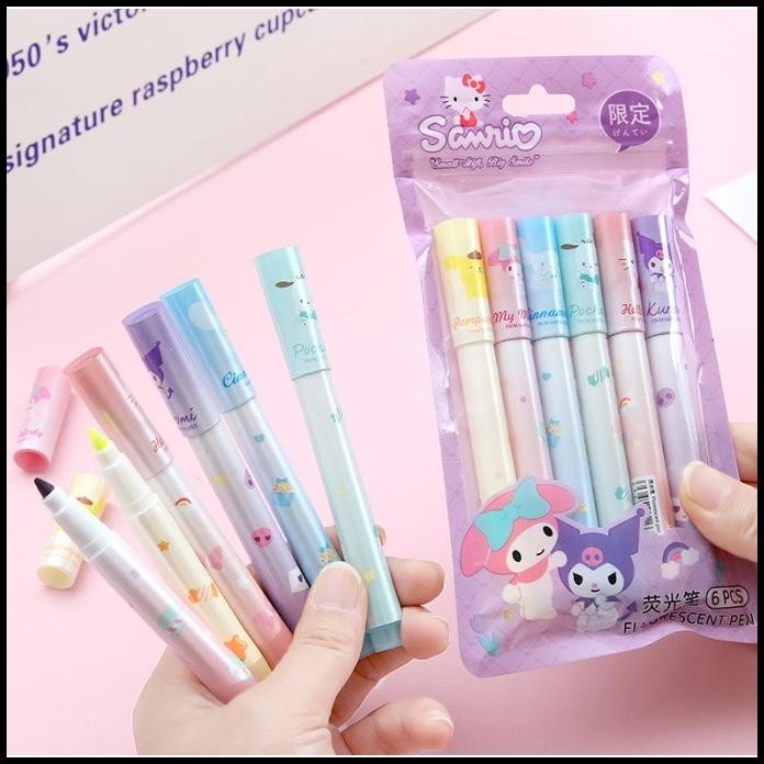 

BEST DEAL SET HIGHLIGHTER SANRIO SPIDOL MARKER KARAKTER LUCU