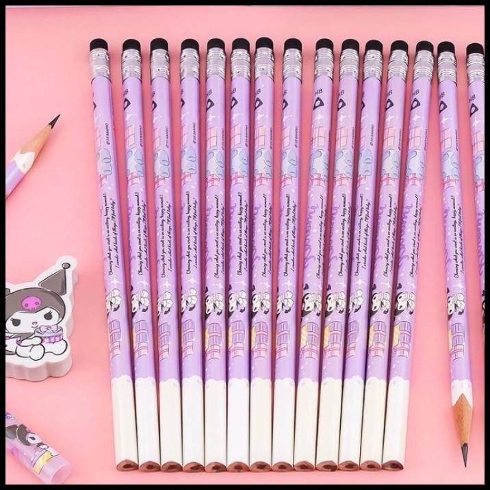 

GRATIS ONGKIR KAWAI SANRIO KUROMI STATIONARY ALAT TULIS PENSIL SET IIGEN
