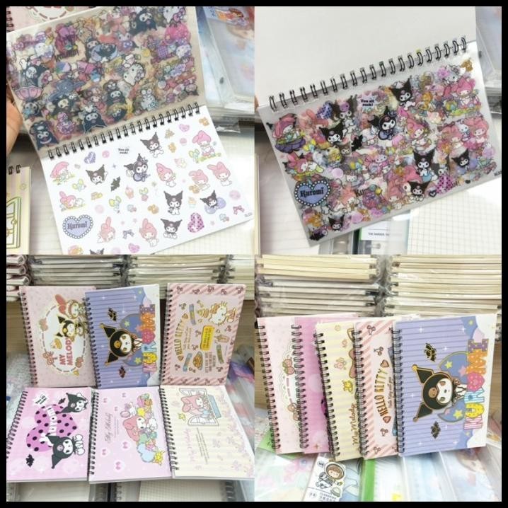 

TERMURAH SANRIO STICKER BOOKS BUKU STICKER KUROMI CINNAMONROLL MELODY !!!!!