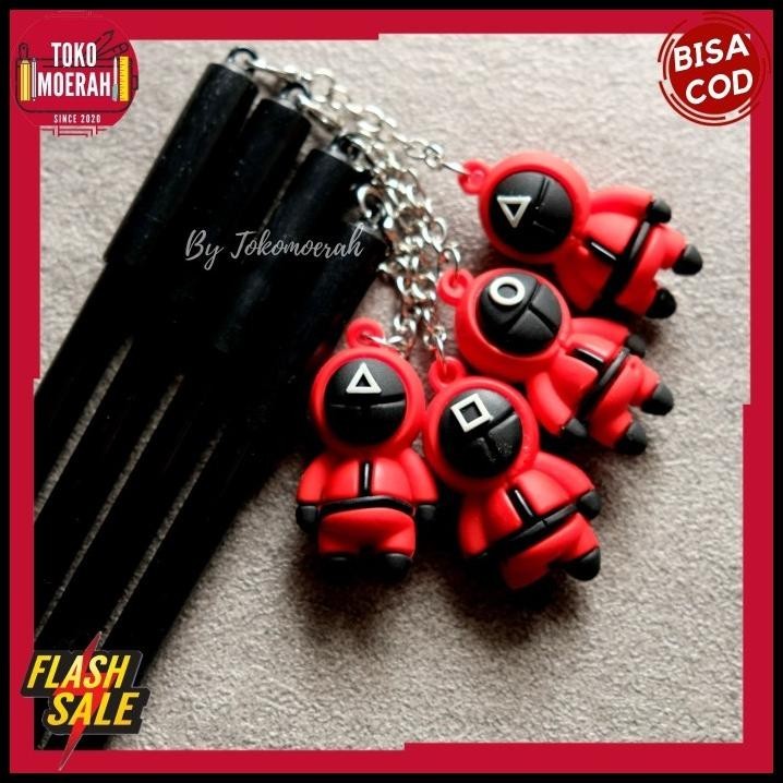

HOT DEAL PULPEN GANTUNGAN SQUID GAME BONEKA PEN LUCU UNIK MURAH SQUID GAME COD !!