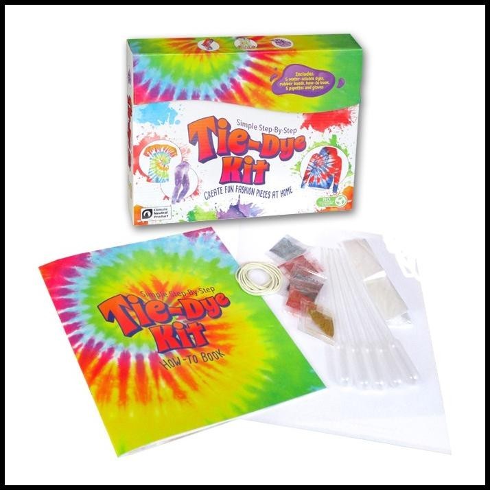 

TERMURAH SIMPLE STEP-BY-STEP TIE-DYE KIT - CREATE FUN FASHION PIECES AT HOME