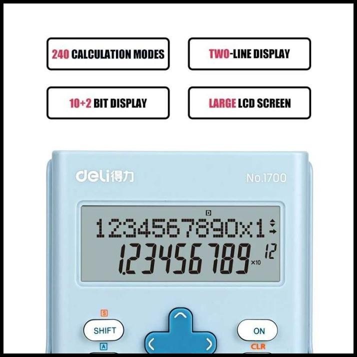 

BEST DEAL KALKULATOR SCIENTIFIC ILMIAH ELEKTRONIK CALCULATOR LCD DISPLAY