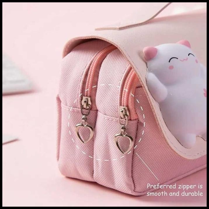 

GRATIS ONGKIR TEMPAT PENSIL ANAK PEREMPUAN KOTAK PENSIL SQUISHY CUTE CAT PENCIL CASE !