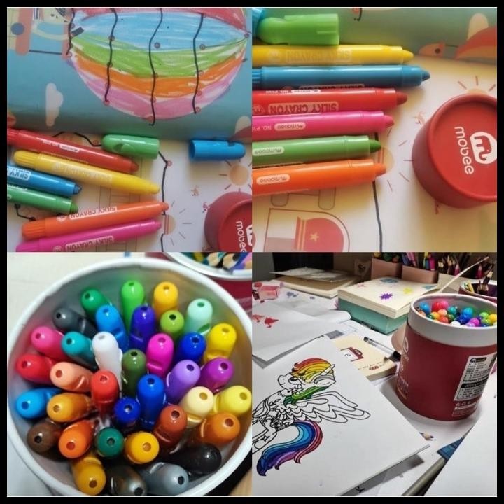 

BEST DEAL MOBEE SILKY CRAYON FACE PAINTING CRAYON ERASABLE CRAYON WASHABLE !!!
