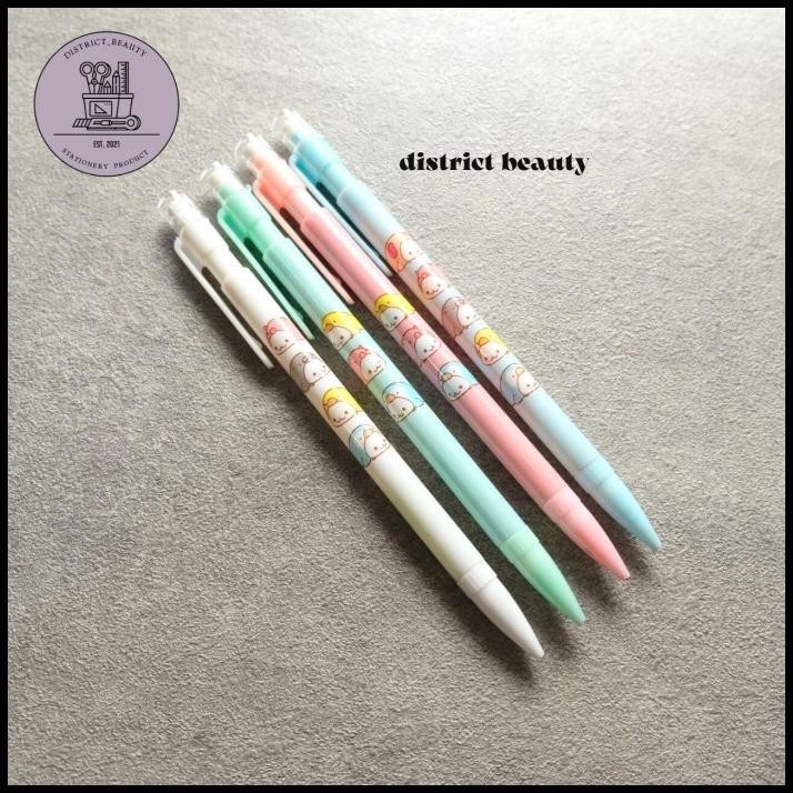 

TERMURAH 4 PCS PENSIL MEKANIK BABY BEAR PENSIL CETEK LUCU MURAH BISA COD 0.5MM