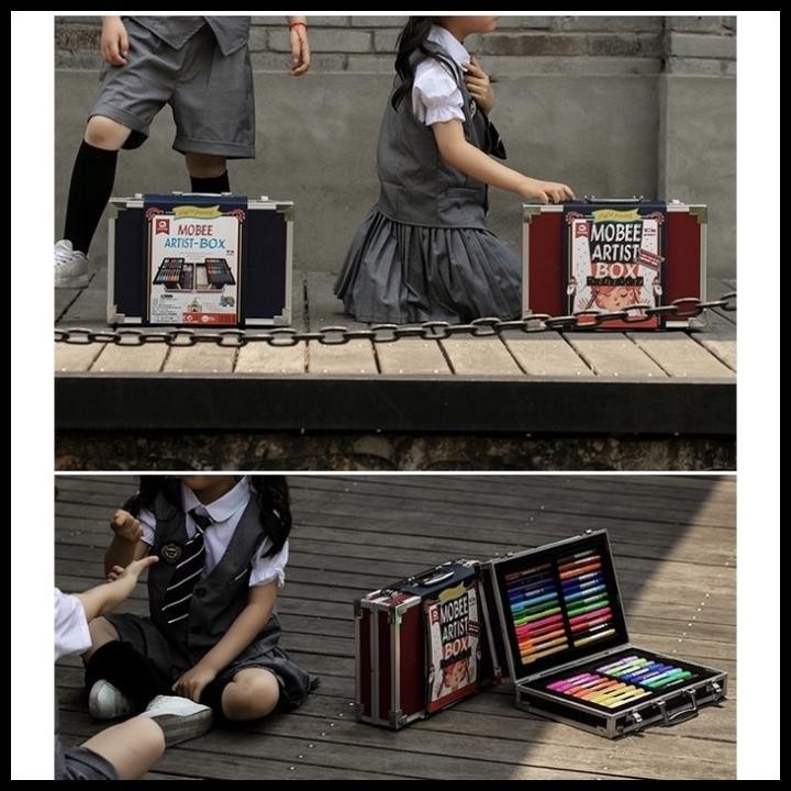 

TERBARU MOBEE BIG 97 PCS ARTIST BOX ART SET - CRAYON ANAK SET !!!