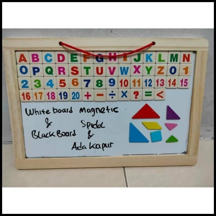 

HOT DEAL PAPAN TULIS MAGNET ABC 2 SISI LEARNING BOARD MAGNETIC EDUCATION MAGNET !!!