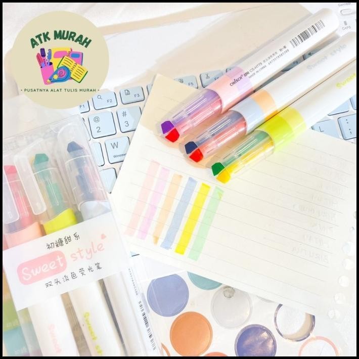 

TERMURAH HIGHLIGHTER 3 COLOR IN 1 CSH-779 TERMURAH BAGUS LUCU IMUT KEKINIAN !!!!!!!