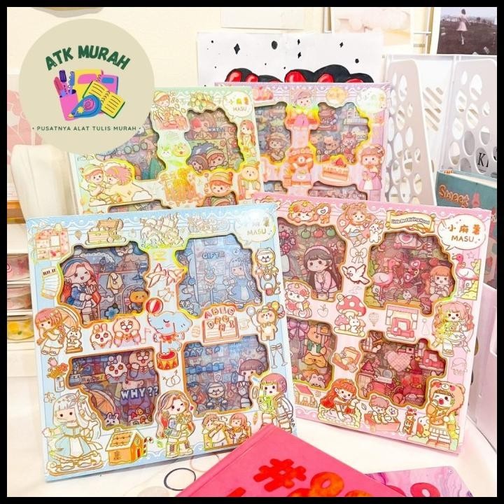 DISKON STICKER ISI 100 PCS MASU PAKET STIKER UNTUK JOURNALLING JURNAL HIASAN  