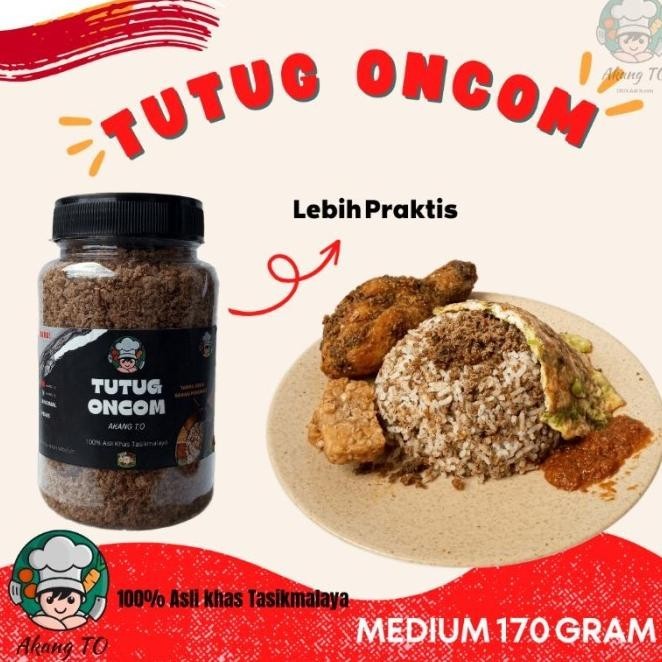 

K1Z Bumbu Tabur Tutug Oncom Instan Akang T O Siap Saji Toples 300Ml Legaza