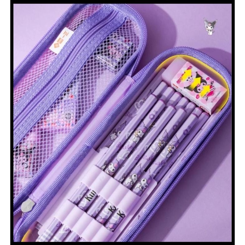 

HOT DEAL TEMPAT PENSIL KOTAK PENSIL BAHAN WATERPROOF HARDCASE ORIGINAL SANRIO