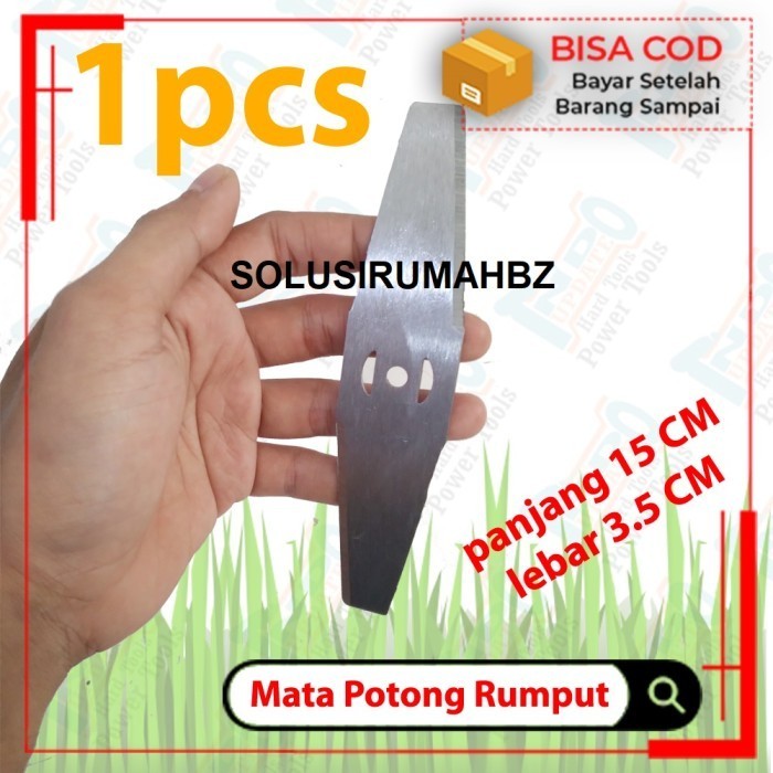 

hanya disini] Mata Pisau 150MM Potong Rumput Cordless Batre Flat Mesin Peso BATERAI