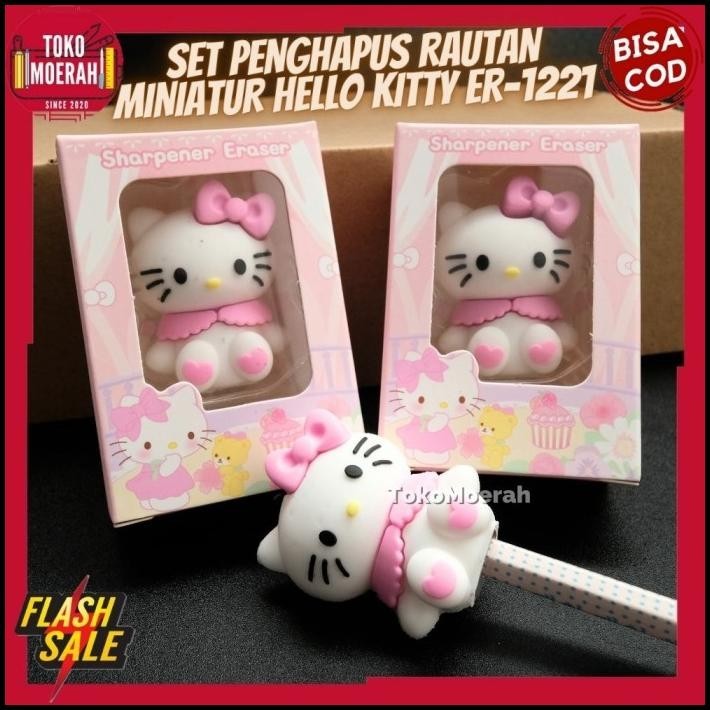 

DISKON SET PENGHAPUS SERUTAN HELLO KITTY SANRIO ER-1221 RAUTAN PENSIL HELLO KITTY SANRIO BONEKA LUCU IMUT SHARPENER SANRIO !!!!!!!