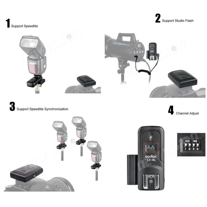 Transmitter Only Godox Trigger Universal Ct-16 - Include Battery