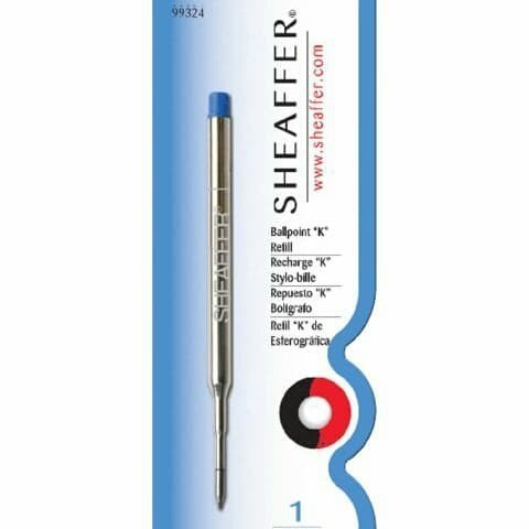 

Ready Sheaffer Ballpoint Refill "K" Style - Blue Medium - Blister Card