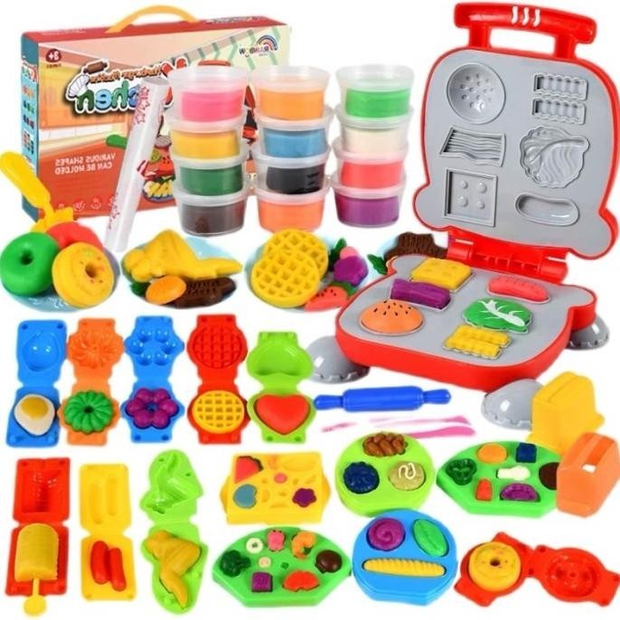 Mainan Edukasi Anak Play doh Maker / Playdoh Ice Cream / Food Maker