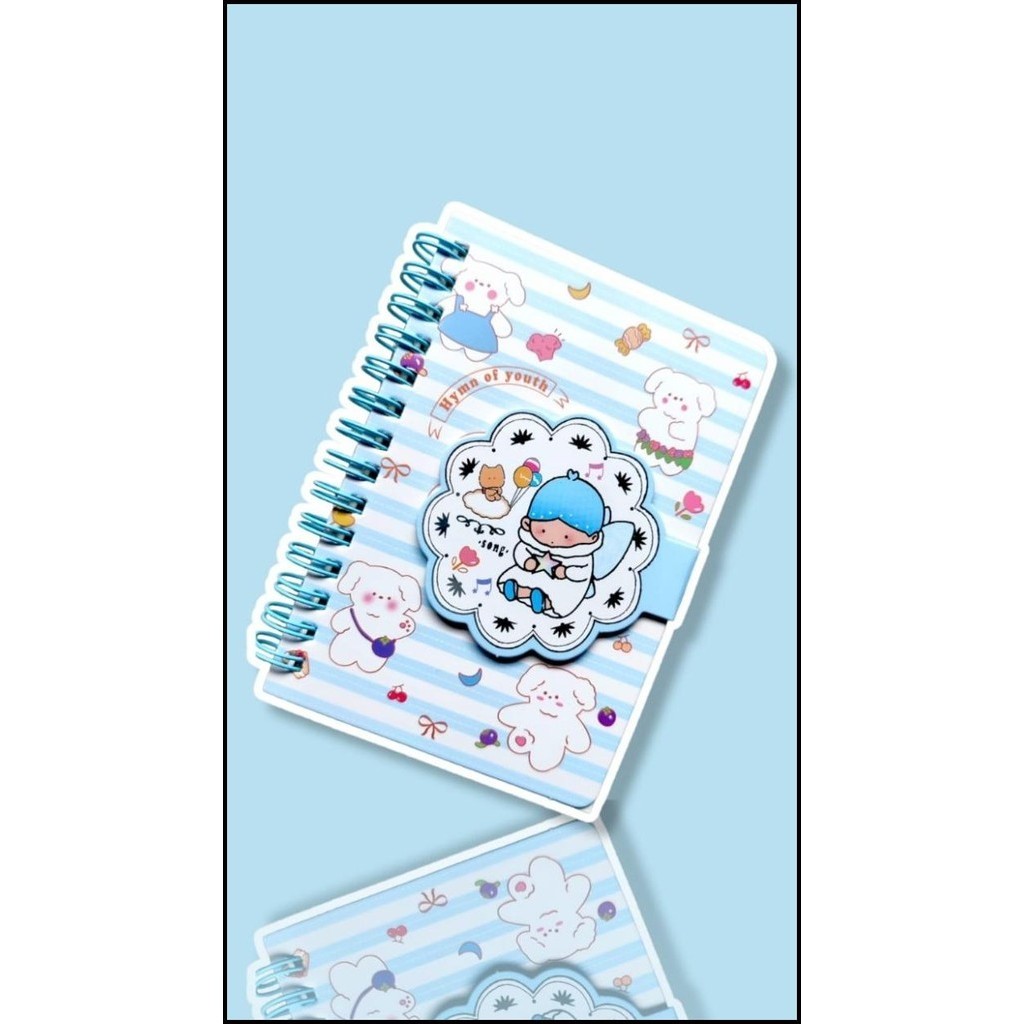 

DISKON MINI BINDER BOOK NOTEBOOK BINDER NOTEBOOK LUCU CARTOON DIARY MINIBOOK !!!!!!