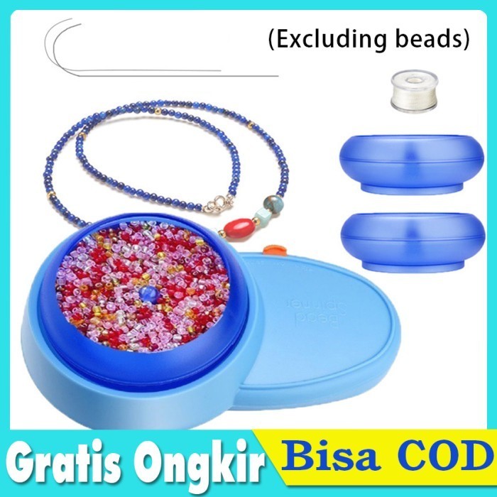 

cusss order] Bead Spinner Alat Putar Manik Benang Kalung Gelang Mesin Otomatis