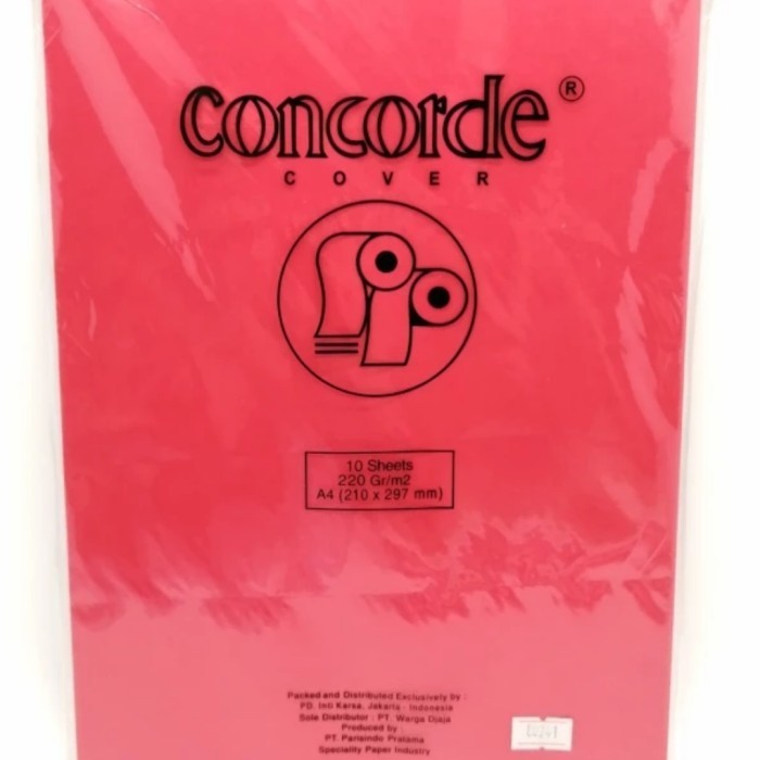 

Kertas Concorde 90Gr , 100Gr. 220Gr