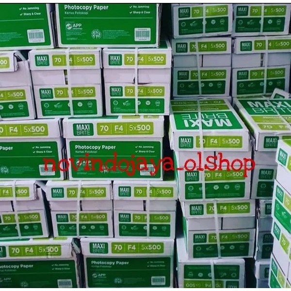 

Hvs Maxi Brite A4 70 Gram Khusus Gojek Dan Grab