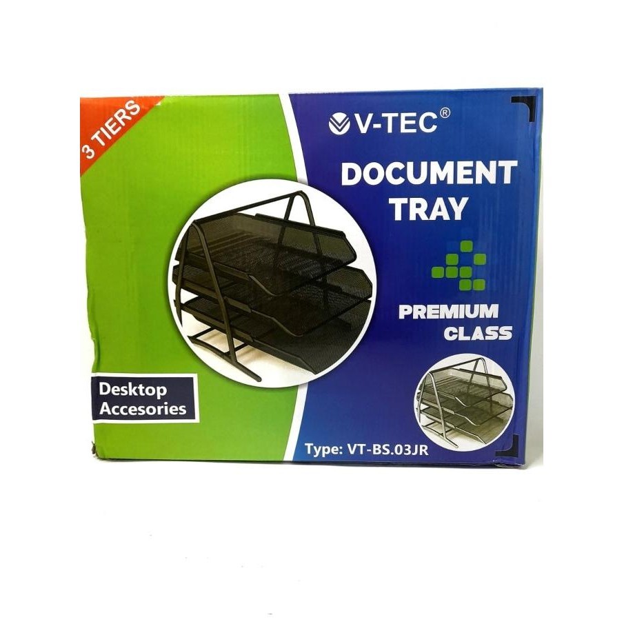 

Document Tray / Tray Besi 3 Susun V-Tec Vt.Bs.03Jr Kualitas Premium