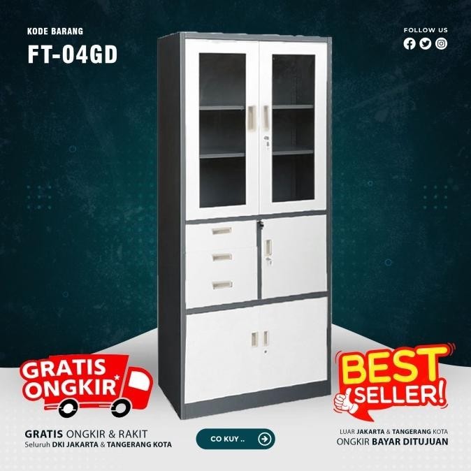 

Lemari Arsip Besi Lemari Kantor Filling Cabinet Kombinasi Kualitas Premium