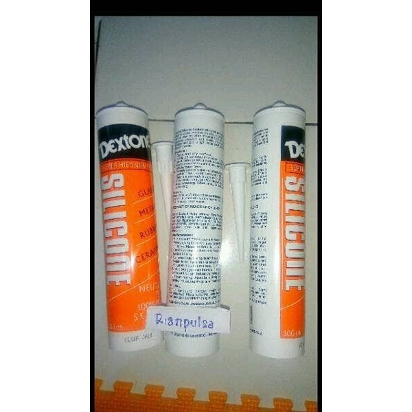 Ready Dextone Lem Silicone Lem Kaca Tahan Panas Tahan Air Aquarium Mobil